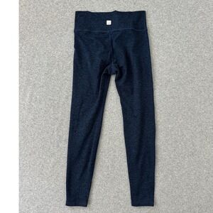 Vuori Leggings XS Indigo Blue Heather DreamKnit High Rise 7/8 Yoga